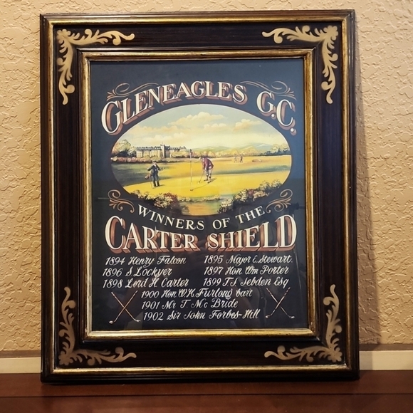 VINTAGE GOLF ART - Picture 1 of 4